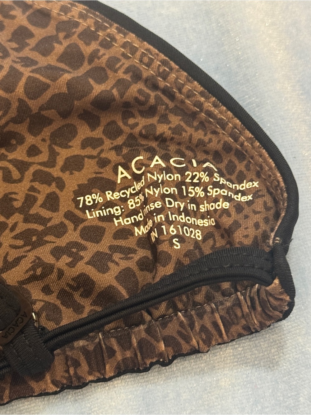Acacia Wren Black Bikini Top NWT, S and XL - Picture 4 of 7